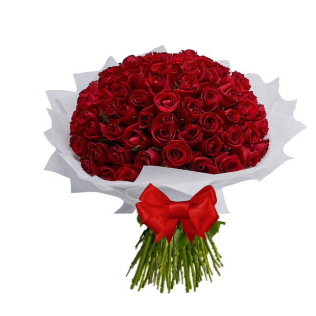 Buquê 100 Rosas vermelhas-3632c534-290f-4886-a70c-f4a17344a4f3