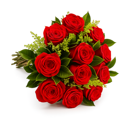 Buquê 12 Rosas Vermelhas