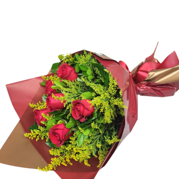 Buquê 6 rosas vermelhas-47453892-921a-4713-9c19-68aec944d9c7