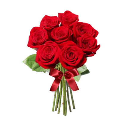 Buquê de 08 Rosas Colombianas