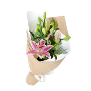 Buquê de Lírios rosa