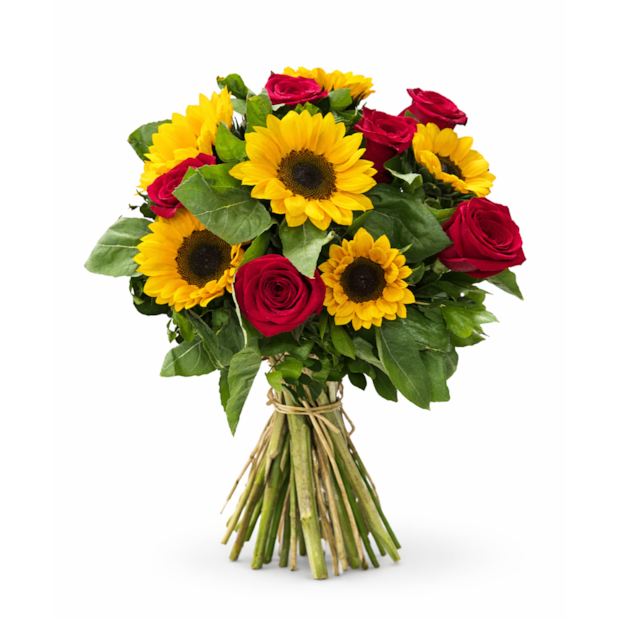 Buquê Girassóis e Rosas Vermelhas-ef430285-4e63-4229-b313-a4a550c72766