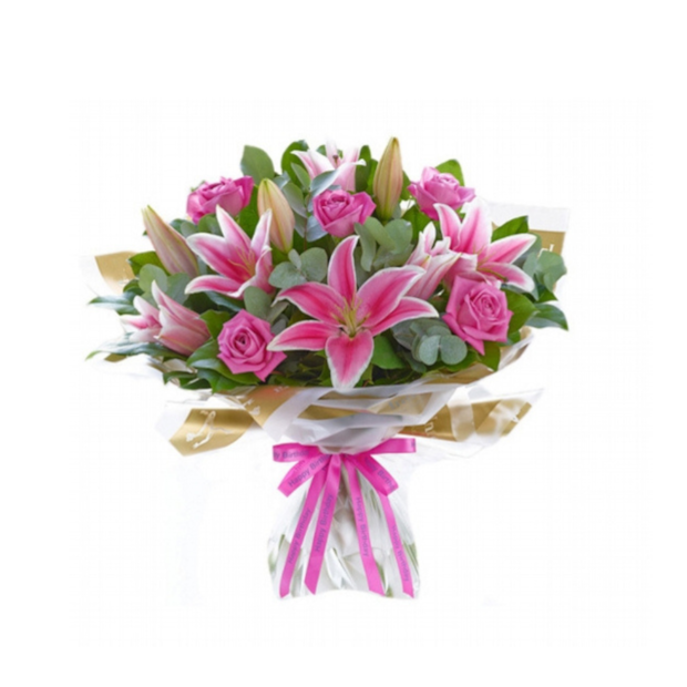 Buquê Lírios e Rosas rosa-993d2f2d-ce70-4e3a-add6-af059509a98e