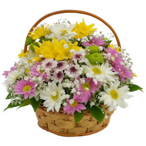 Cesta de Flor do Campo