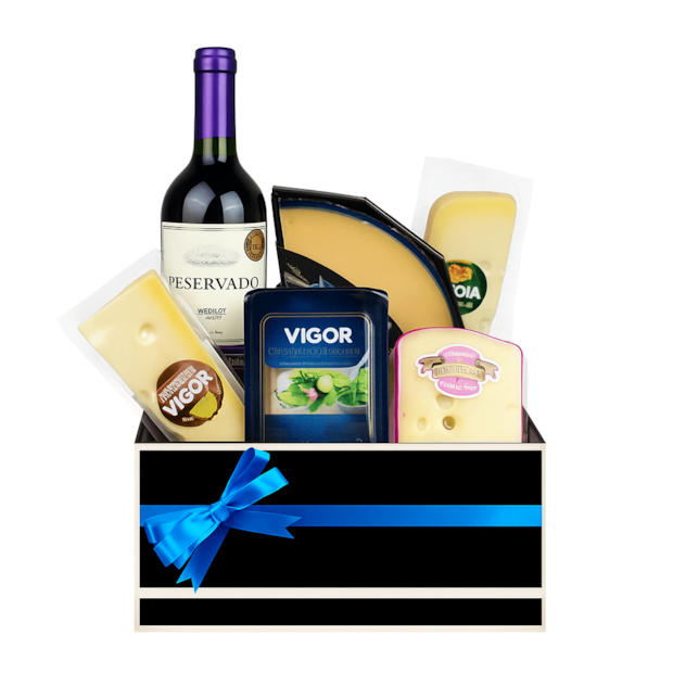 Cesta Gourmet De Vinho e Queijos-337ce0b5-cfe4-4ca8-afc7-6c32db5f593a
