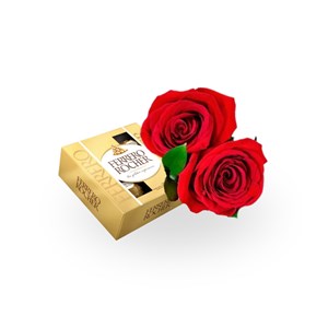 Rosas vermelhas e Ferrero T4